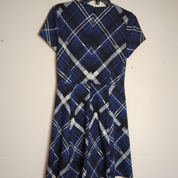 Talbots Pink and Blue Scoop Neck Maxi Sundress - Picture 9 of 12